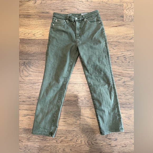 AG Isabelle Vintage High Rise Straight 10 year Sulphur Desert Pine - Picture 2 of 12